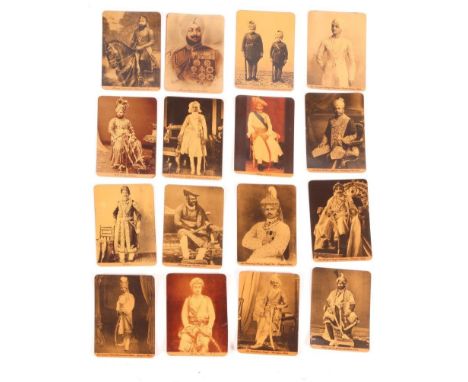 A COLLECTION OF SIXTEEN PHOTOGRAPHIC POSTCARDS of Indian Nobleman by The Rotary Photo Co., 12.5 x 9cm