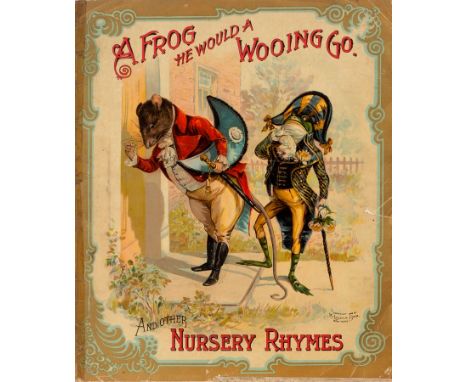 McLoughlin Bros (NY) A Frog he Would a Wooing Go, and other Nursery Rhymes, boxed puzzles, circa 1900/see illustration CONDIT