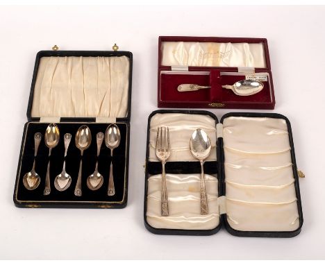 A set of six Edwardian silver picture back teaspoons, TB&amp;S, Sheffield 1907, with shell terminals and a wheatsheaf and the