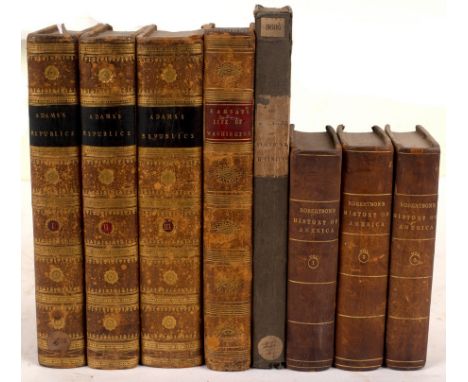 Adams, John. A Defence of the Constitutions of Government of the United States of America, New Edition, 3 vols., 1794. Engrav