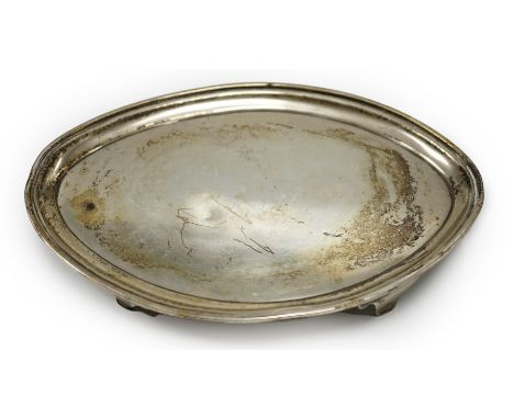 A George III silver oval teapot stand, Andrew Fogelberg, London, 1793, 17.2cm, 4.3oz.