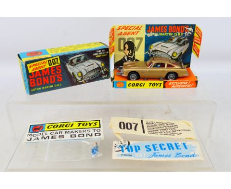 Corgi - A boxed #261 James Bond's Aston Martin DB5 from 'Goldfinger'. Item contains instructions and figure accessories and a