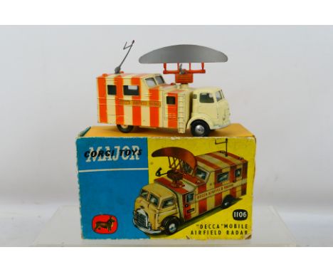 Corgi  - A Corgi Toys Major #1106 "Deca" Mobile Airfield Radar. Item appears to be in over all very good condition but has so