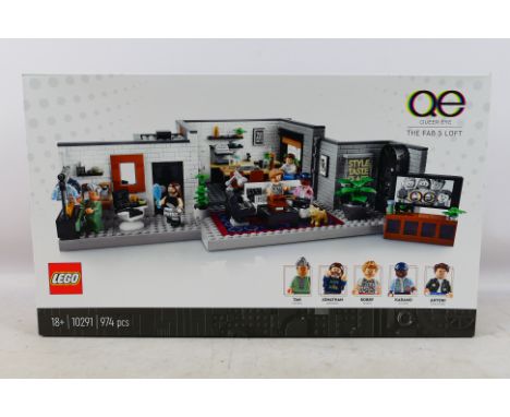 Lego - A boxed factory sealed 2021 #10291 Queer Eye - The Fab 5 Loft. The set is presumed to be in Mint condition being in a 