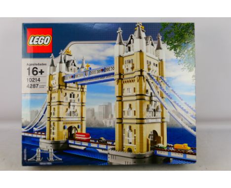 Lego - A boxed 2008 Lego 'Landmarks' #10214 Tower Bridge. The set has been resealed at some point with all seals appearing br