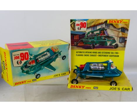 Dinky - A boxed #102 Joe's Car from 'Joe 90' item appear to be in excellent condition displayed on a very good cardboard inne