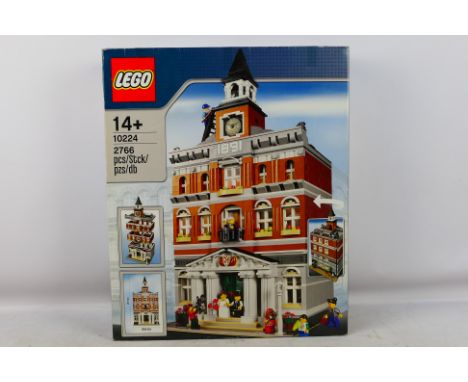 Lego - A boxed 2012 Lego Creator Expert 'Modular Buildings Collection' #10224 Town Hall. The set has been resealed at some po