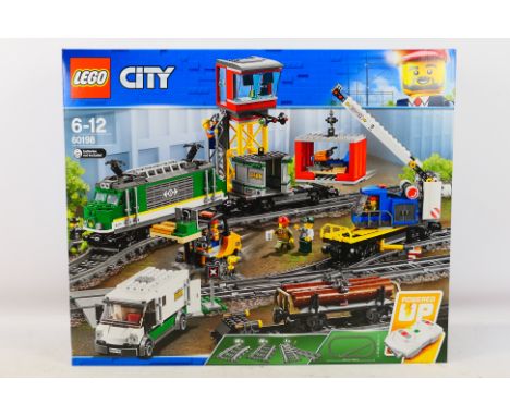 Lego - A boxed 2018 factory sealed Lego 'City' #60198 Cargo Train. The set is presumed to be in Mint condition being in a fac