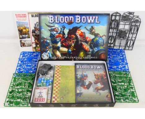 Warhammer - Games Workshop - A boxed 'Blood Bowl - The Game of Fantasy Football' set. The set appears to be in Mint condition