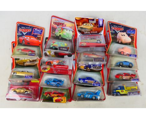 Mattel - Disney - 15 factory sealed blister packed vehicles from Disney Pixar's 'Cars' to include Lightning Ramone. Fillmore,