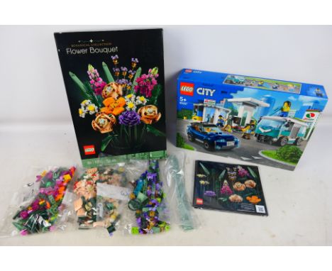 Lego - Two boxed Lego sets. Lot consists of Lego City #60257 Service Station - presumed Mint being in a factory sealed box wh