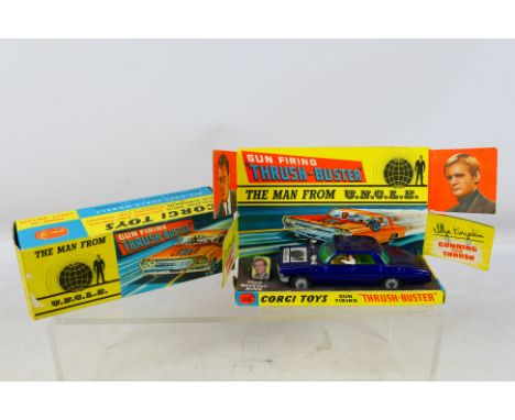 Corgi - A boxed #497 The Man From U.N.C.L.E. Gun Firing Thrush-Buster. Item contains appear to be in excellent condition with