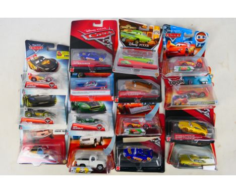 Mattel - Disney - 15 factory sealed blister packed vehicles from Disney Pixar's 'Cars' to include Nigel Gearsley, Union Jack 