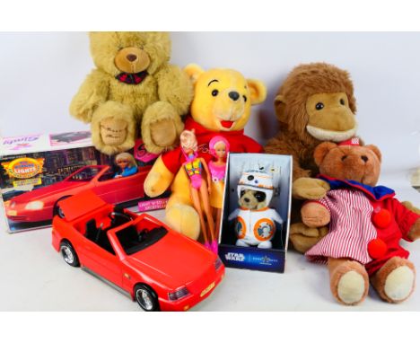 Hasbro - Disney  - Merito - Others - A boxed Sindy Light 'N' Sounds Sportscar #18250. Item appears fair with damage to the se
