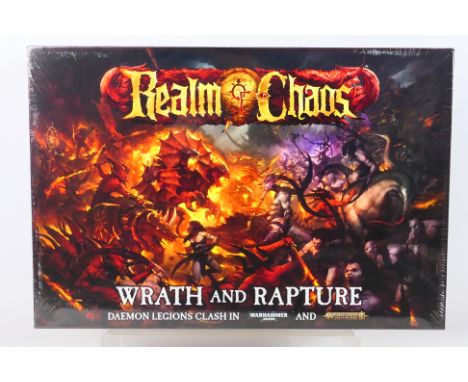 Warhammer - Games Workshop - A boxed Warhammer 40K Realm of Chaos Wrath and Rapture set. The set is presumed to be in Mint co