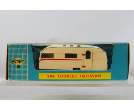 Tri-ang - Spot-On - A boxed #264 Tourist Caravan (1/42 scale). Item appears to be in excellent-near mint condition. Box appea