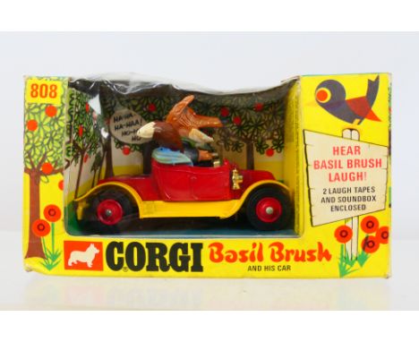 Corgi Comics - A boxed #808 Basil Brush and his car. Item appears to be in excellent condition. Housed in a very good box; so