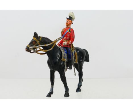 Heyde - An unboxed King George V on horseback by Georg Heyde. The item shows signs of age and use and appears Fair overall. T