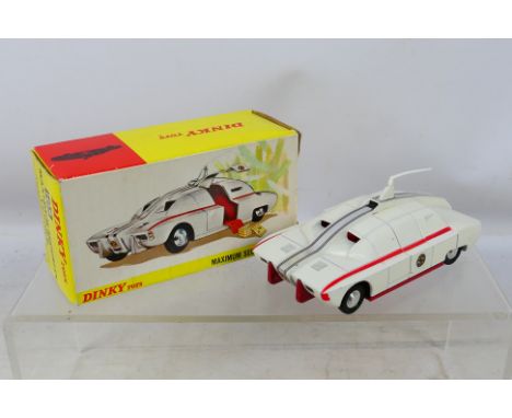 Dinky - A boxed #105 'Captain Scarlet' Maximum Security Vehicle in white. Item appears in excellent condition and comes with 