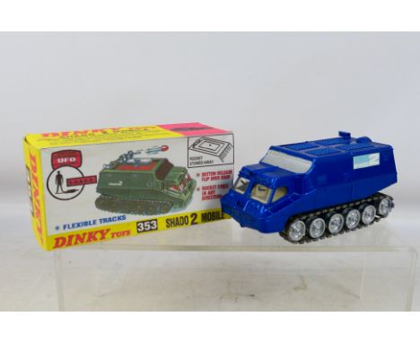 Dinky - A boxed Shado 2 Mobile from 'UFO' in metallic blue (possible repaint). Item appears to be in excellent condition with