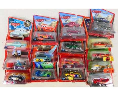 Mattel - Disney - 15 factory sealed blister packed vehicles from Disney Pixar's 'Cars' to include Guido, Derek "Decals" Dobbs