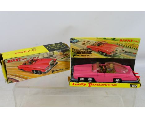 Dinky - A boxed #100 Lady Penelope's FAB 1 from 'Thunderbirds'. Item appears to be in excellent condition with figures and mi