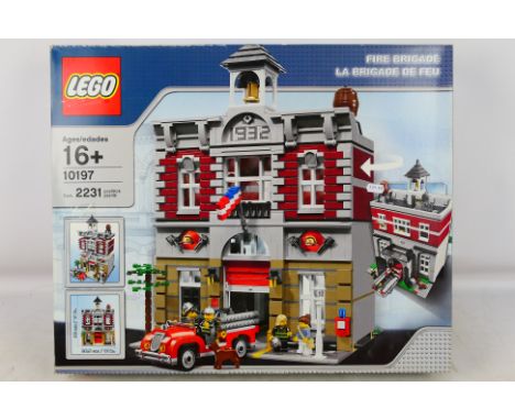 Lego - A boxed 2009 Lego Creator Expert 'Modular Buildings Collection' #10197 Fire Brigade. The set has been resealed at some