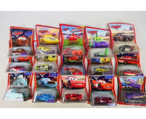 Mattel - Disney - 15 factory sealed blister packed vehicles from Disney Pixar's 'Cars' to include Cactus McQueen, Brand New M
