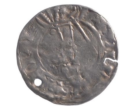 Norman William II Rufus, (1087-1100) Penny, Cross Pattée and Fleurée type, London mint; + PILLEL(M R)E, crowned facing bust, 