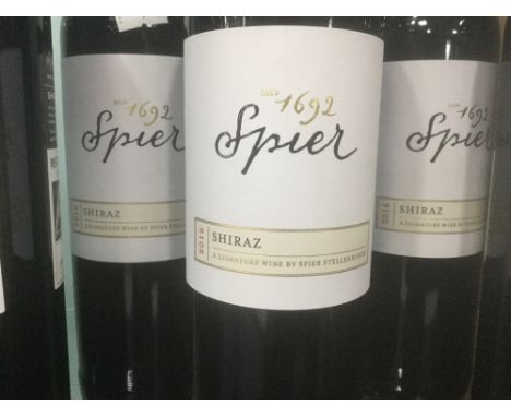 RED WINE AND SPARKLING - TWELVE BOTTLES, including Lobban Sparkling Shiraz and Spier Shiraz 2016