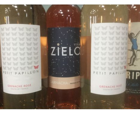 ROSE WINE AND SPARKLING - THIRTEEN BOTTLES, including Grenache and White Zinfandel