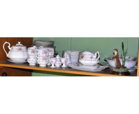 A Royal Albert Petit Point China pattern dinner and tea service 