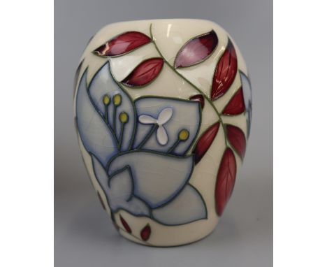 Moorcroft ‘Jacob’s Ladder’ Vase - Designed by Alicia Amison - 2004 - Approx. H: 9.5cmMOORCROFT “JACOB’S LADDER” VASEShape: 10