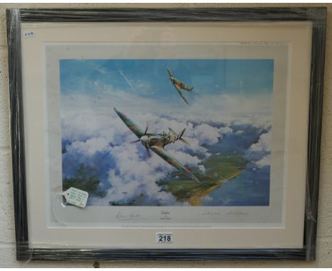 Signed first edition print by Robert Taylor - Spitfire