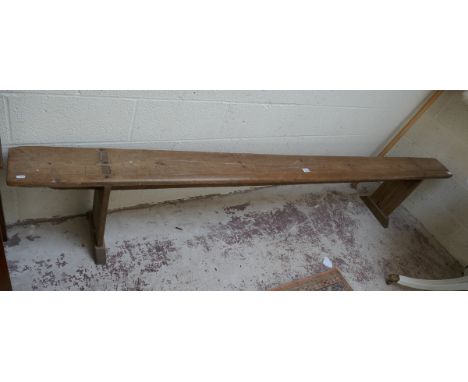 Antique rustic bench - Approx. L: 268cm