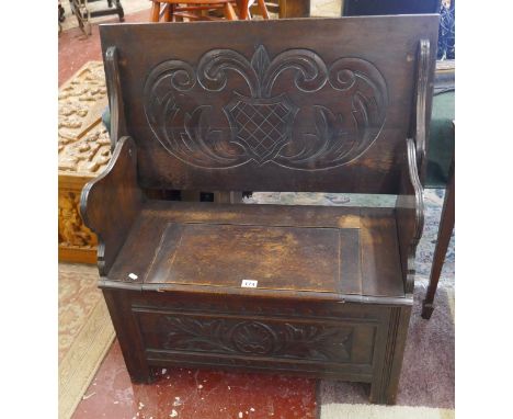 Oak monks bench