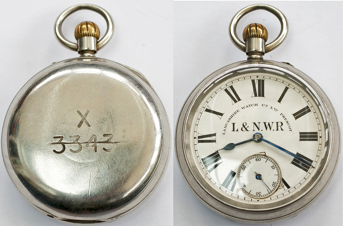 LNWR Pocket Watch, by Lancashire Watch Co Ltd Prescot. A good quality