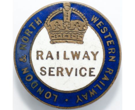 London & North Western Region First World War Railway Service lapel badge. In very good condition stamped No12446 on the rear