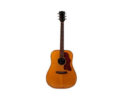 GIBSON J 55 ACOUSTIC GUITAR,serial no. A312876, natural finish, 104cm long, with Gibson guitar caseCondition report: Whilst t