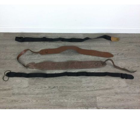 ASSORTED GUITAR STRAPS,along with guitar wall hangers and two stands