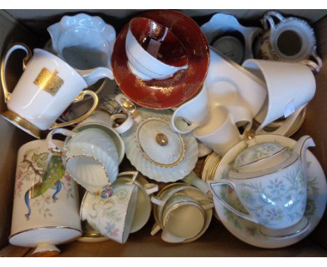 Various ceramics including Minton Vanessa teaware, Villeroy Boch cups and saucers, etc.