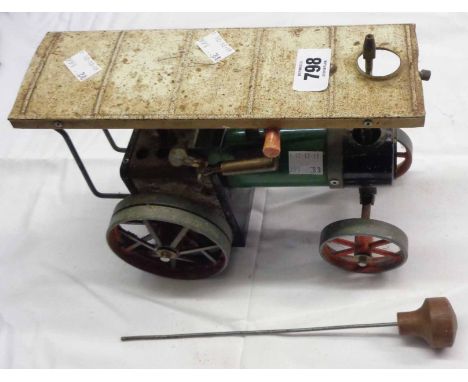 A vintage Mamod TE1A traction engine - a/f