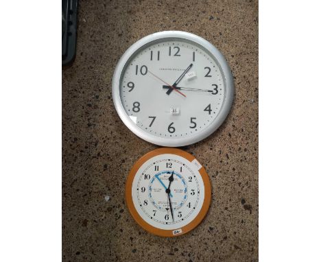 RADIO CONTROLLED WALL CLOCK &amp; A NAUTICAL TIDE CLOCK