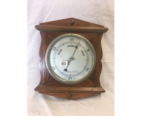 BAROMETER IN MAHOGANY FRAME