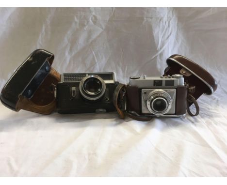 KODAK CAMERA IN CASE &amp; A MINOLTA CAMERA IN CASE