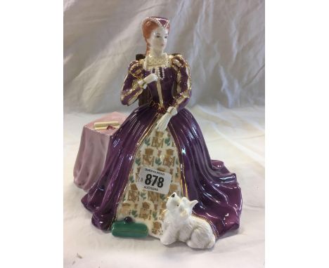 ROYAL WORCESTER FIGURE OF MARY QUEEN OF SCOTS