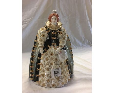 ROYAL WORCESTER FIGURE OF QUEEN ELIZABETH I