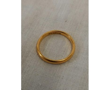 22ct WEDDING BAND RING