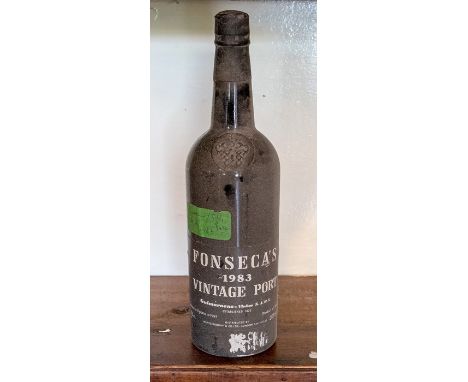 One bottle of Fonseca's 1983 vintage port