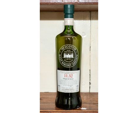 Tomatin. A bottle of The Scotch Malt Whisky Society (SMWS), 'Cirque de Saveur', distilled 6 June 2008, one of only 252 bottle